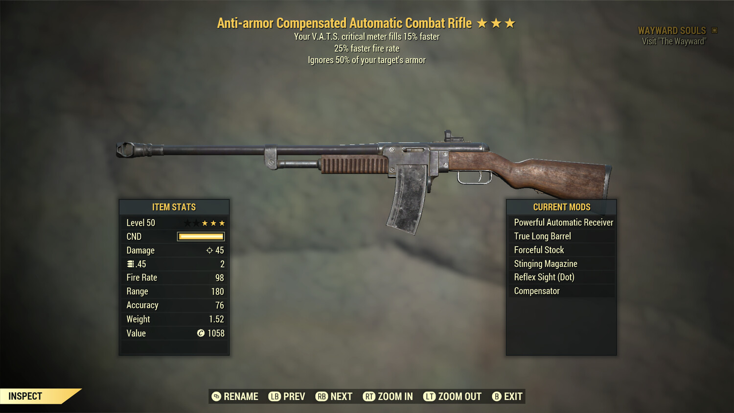 Anti Armor 25/15 Combat Rifle