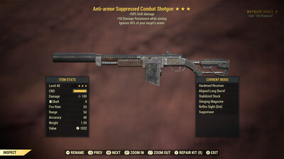 Anti Armor 50/50 Combat Shotgun