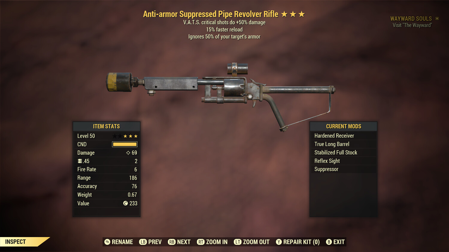 Anti Armor 50/15r Pipe Rifle