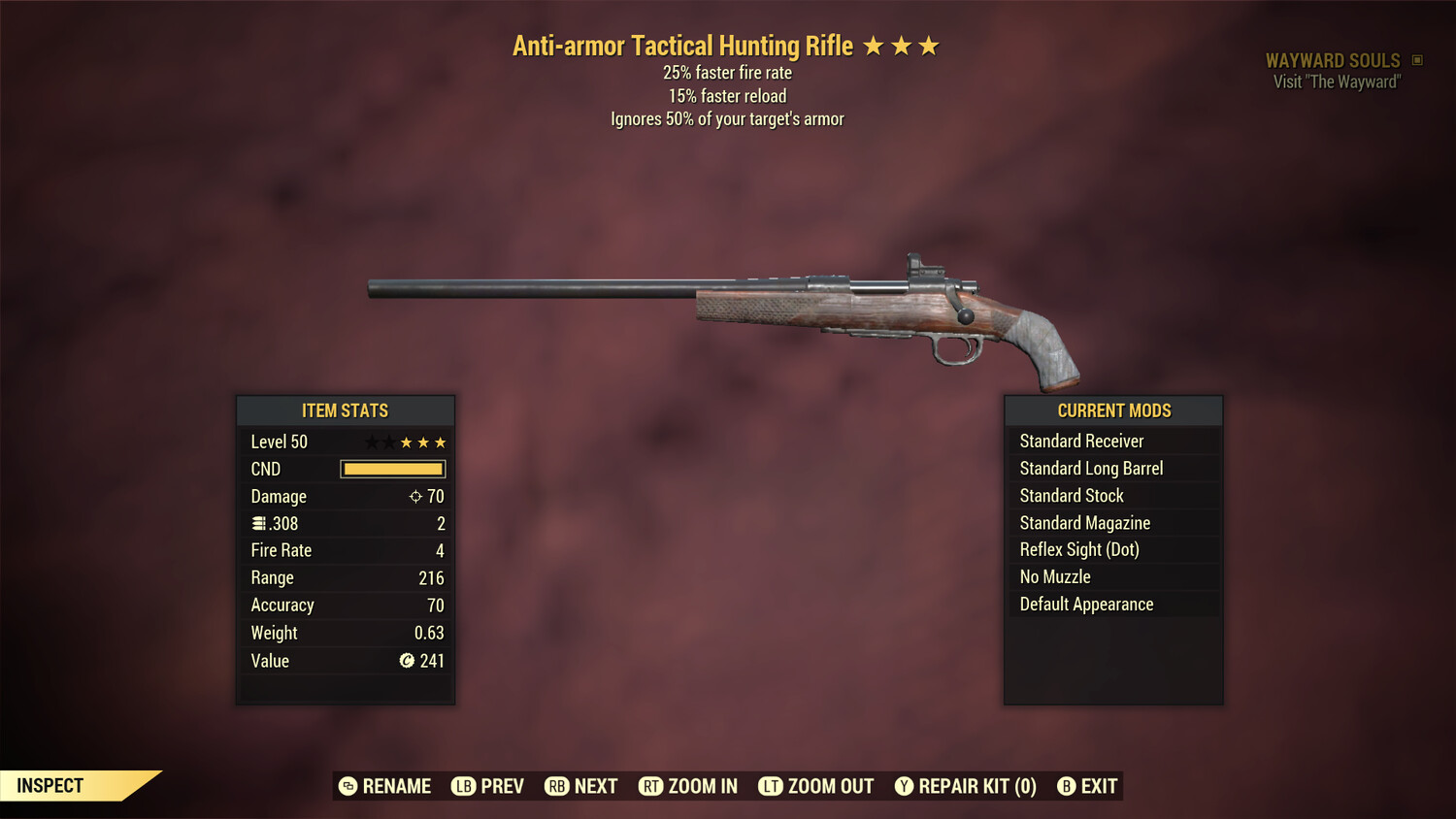 Anti Armor 25/15 Hunting Rifle