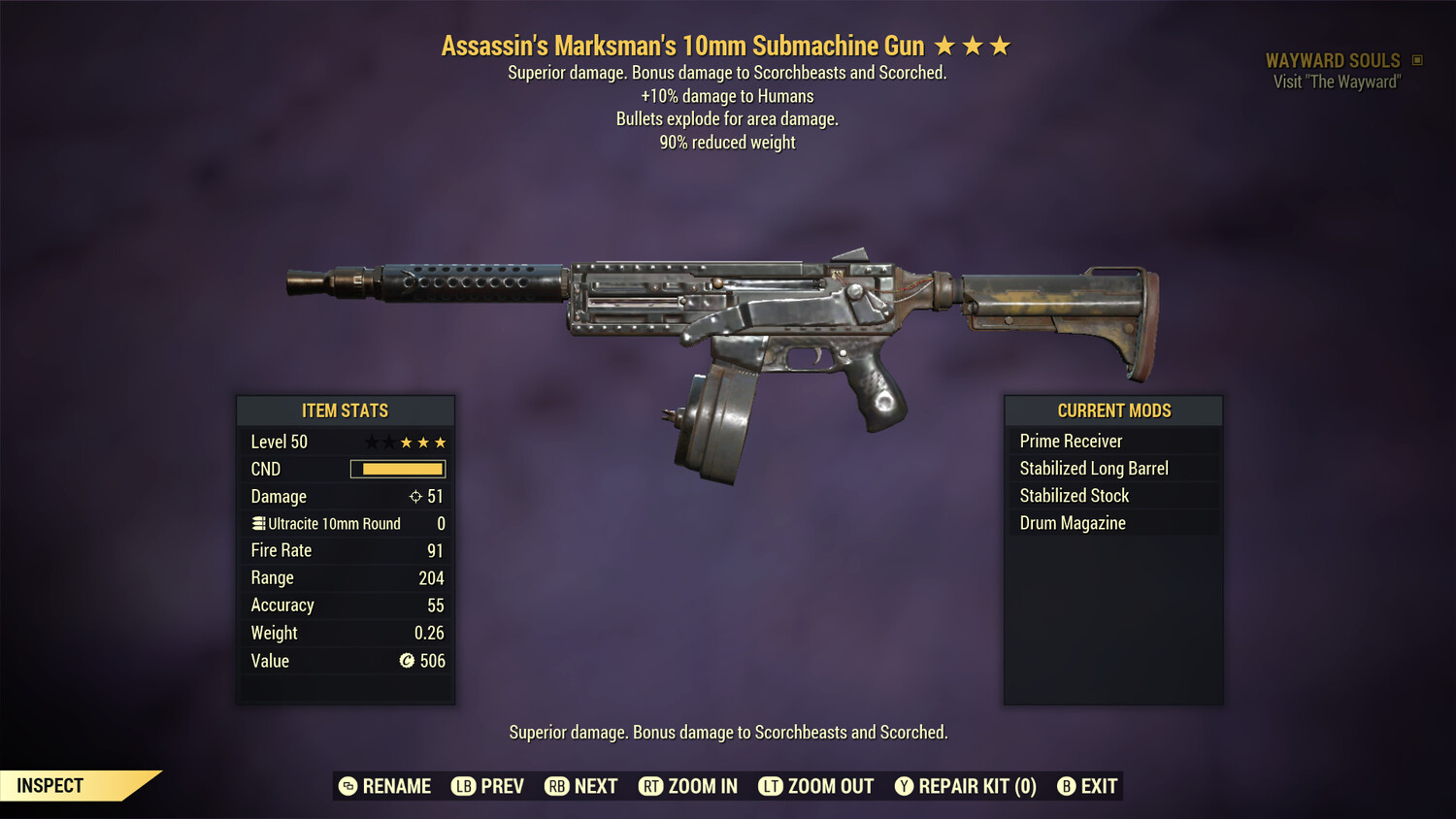 Assassins Explosive 90 Submachine Gun