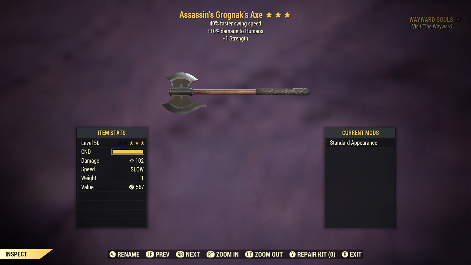 Assassins 1S/SS Grognak Axe