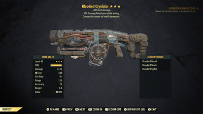 Bloodied 50L/50 Cryolator