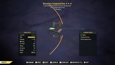 Berserkers 10/1P Compound Bow
