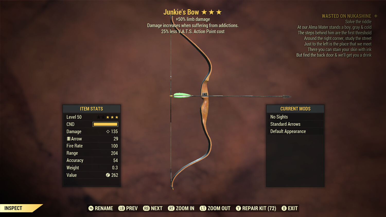 Junkies 50/25 Bow