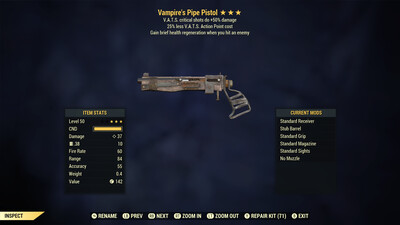 Vampire 50/25 Pipe pistol