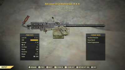 Anti Armor 50/50 50-Cal Machine Gun