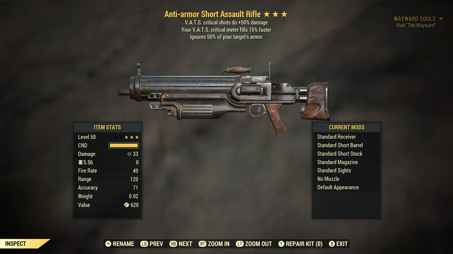 Anti Armor 50/15 Assault Rifle