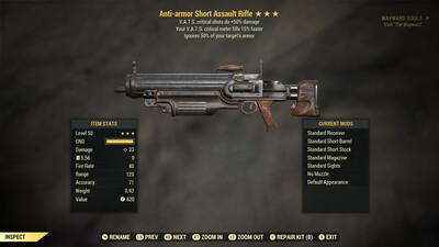 Anti Armor 50/15 Assault Rifle