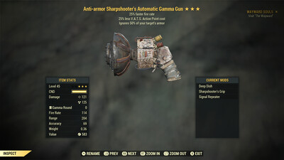 Anti Armor 25/25 Gamma Gun