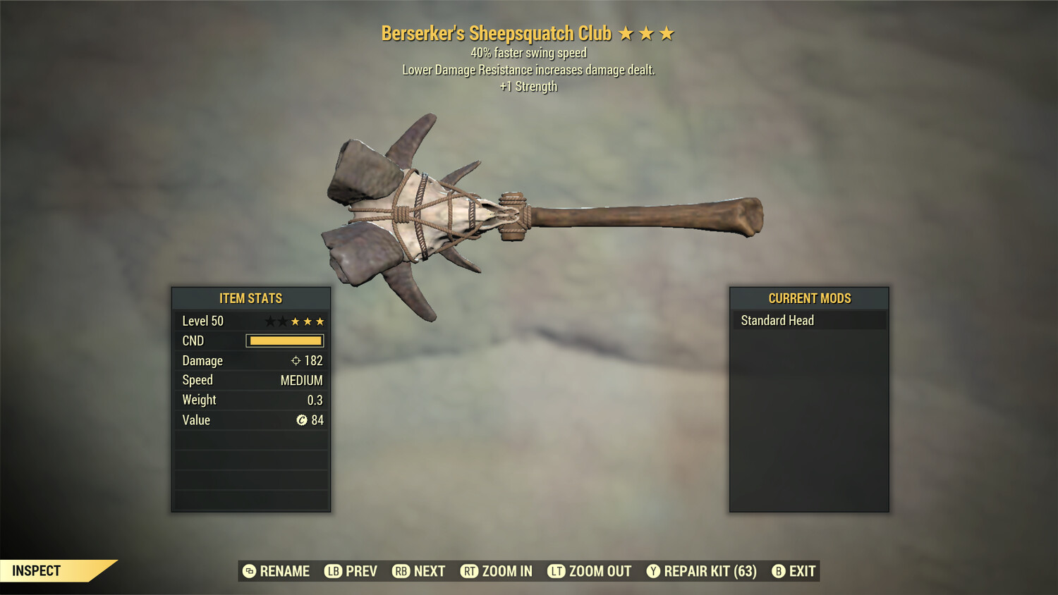 Berserkers SS/1S Sheepsquatch Club