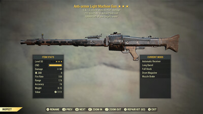 Anti Armor 50/25 Light Machine Gun