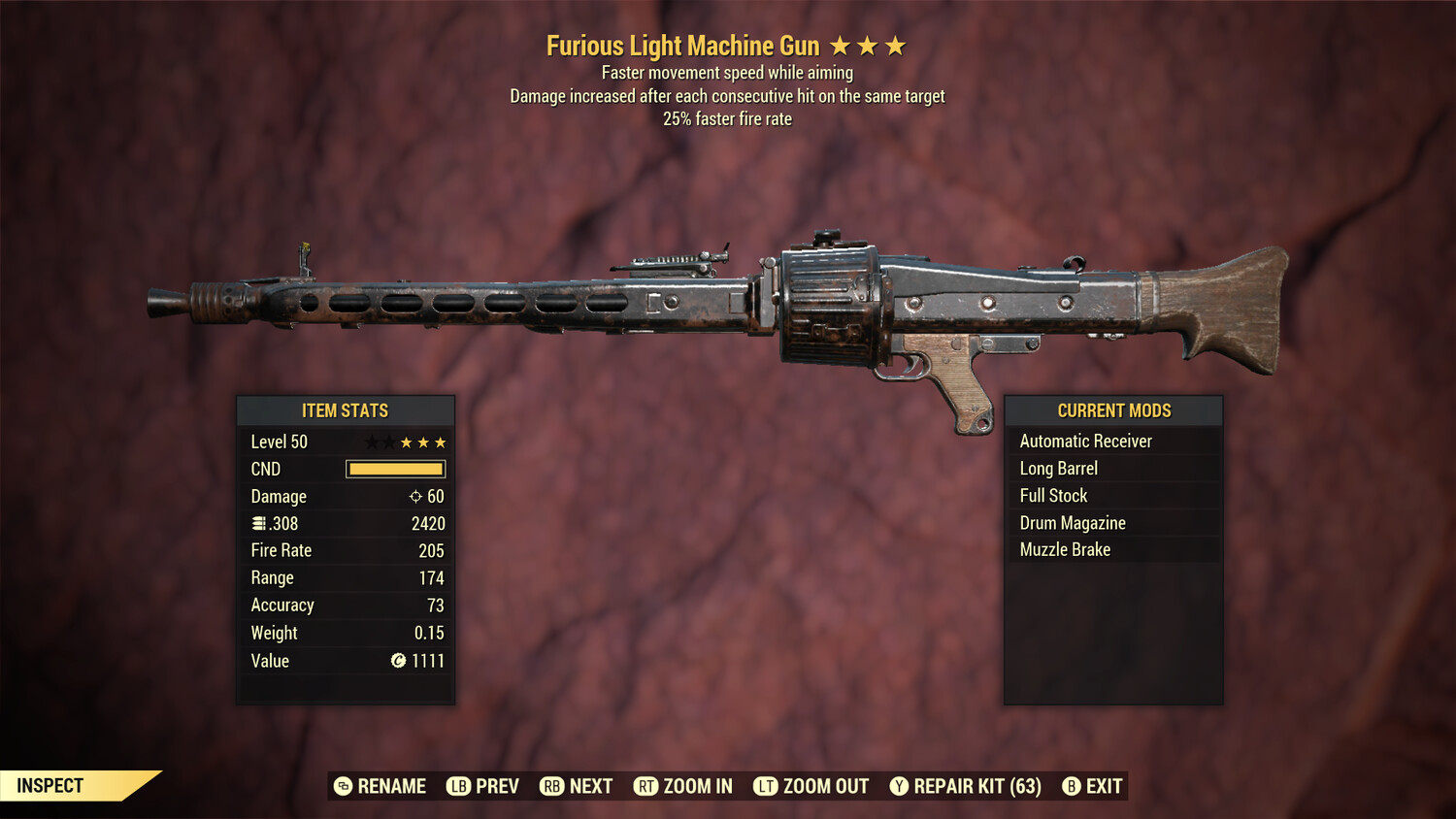 Furious 25/FMS Light Machine Gun