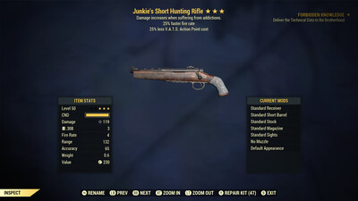 Junkie 25/25 Hunting Rifle