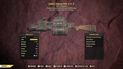Junkies 50/15 Railway Rifle