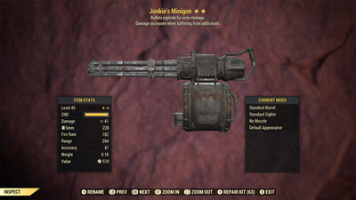 Junkies Explosive Minigun