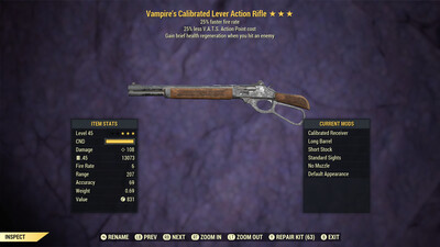 Vampire 25/25 Lever Action