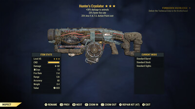 Hunter 25/25 Cryolator