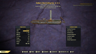 Stalkers Explosive 25 Gatling Gun