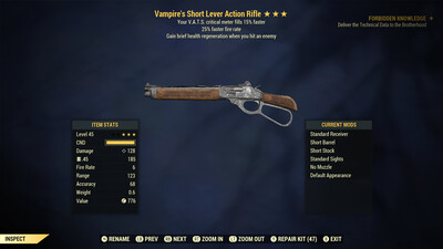 Vampire 25/15c Lever Action