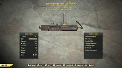 Furious Explosive 25 Gatling gun