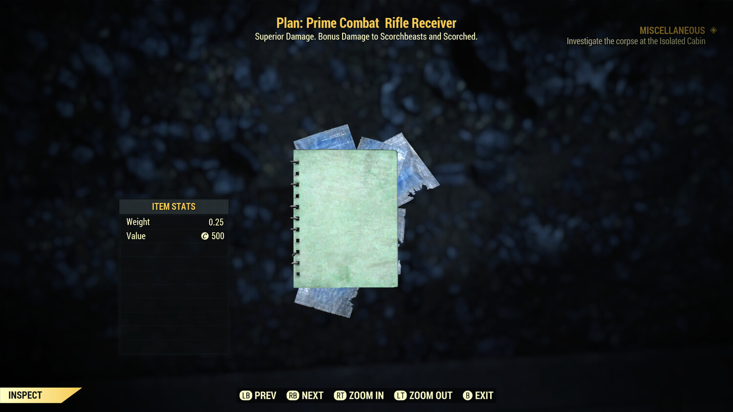 Prime Combat Rifle Receiver