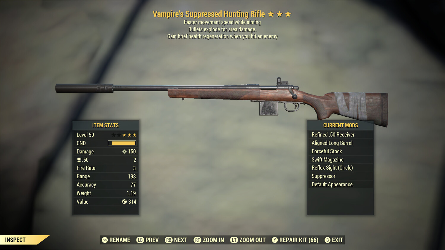 Vampire Explosive FMS Hunting Rifle