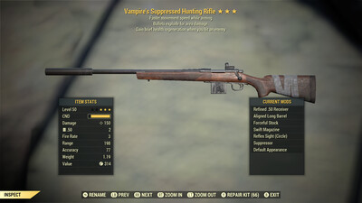Vampire Explosive FMS Hunting Rifle
