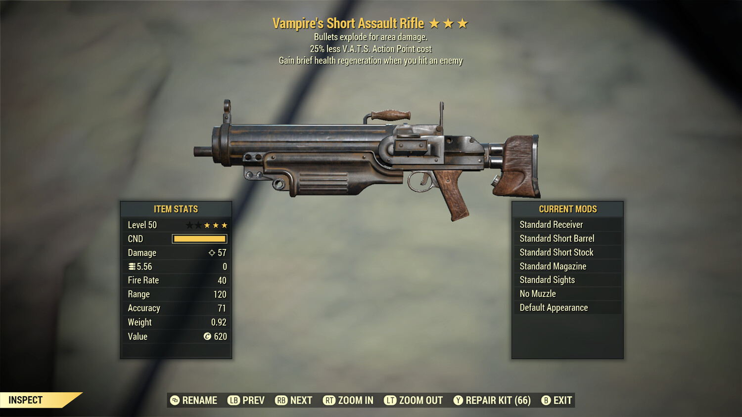 Vampire Explosive 25 Assault Rifle