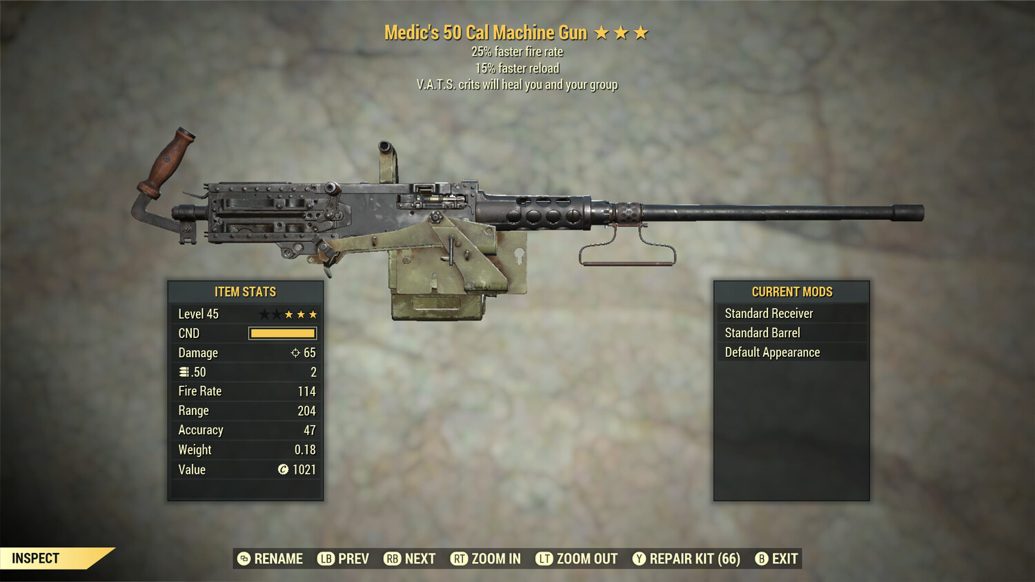 Medic 25/15 50-Cal Machine Gun