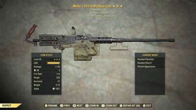 Medic 25/15 50-Cal Machine Gun