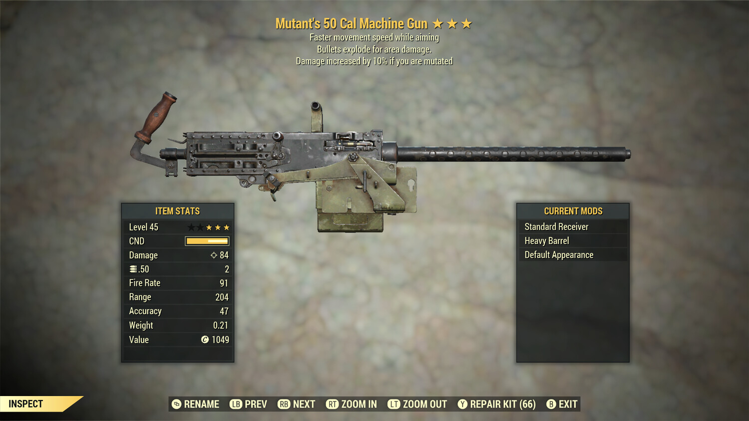 Medic Explosive FMS 50 Cal Machine Gun