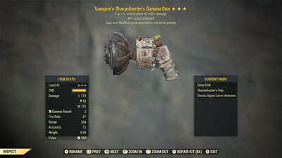 Vampire 50/90 Gamma Gun