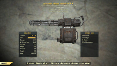 Anti Armor 25/25 Minigun