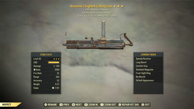 Assassins Explosive 15c Gatling Gun