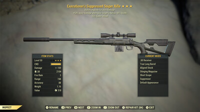 Executioners Explosive 15 Sniper Rifle