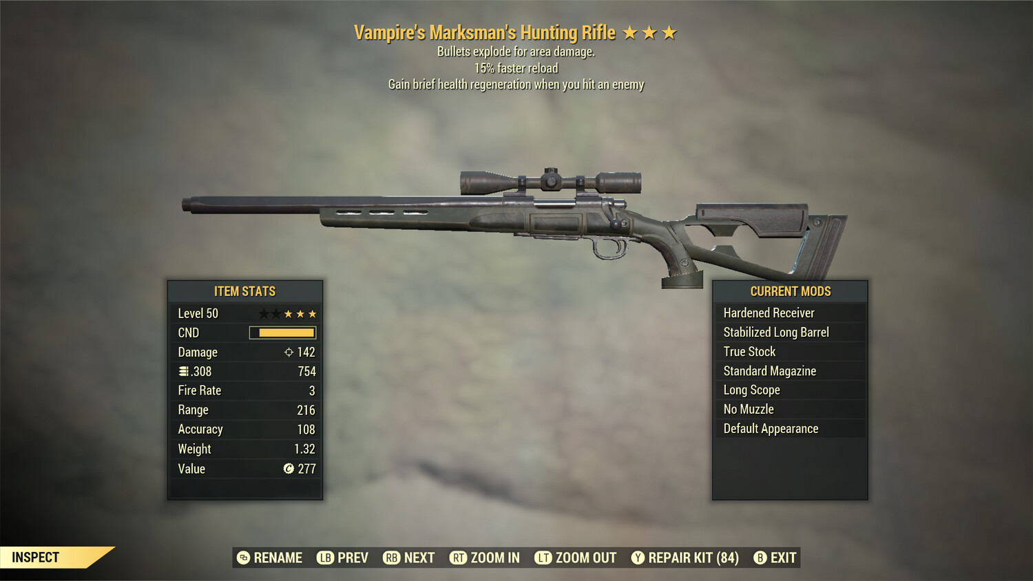 Vampire Explosive 15r Hunting Rifle