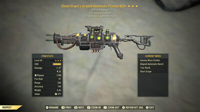 Ghoul Slayers 50/25 Plasma Rifle