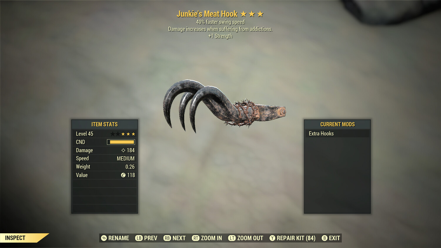 Junkie 1S SS Meat Hook