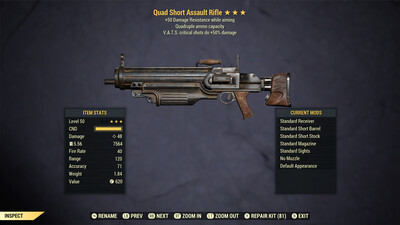 Quad 50/50 Assault Rifle