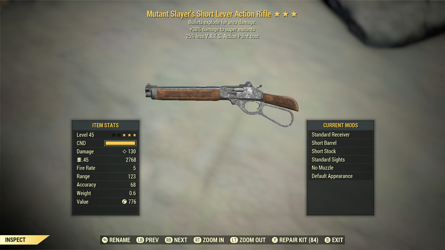 Mutant Slayers Explosive 25 Lever Action