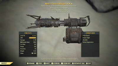 Medics Explosive 25 Minigun