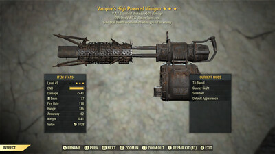 Vampire 50/25 Minigun