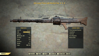 Anti Armor Explosive 1A Light Machine Gun