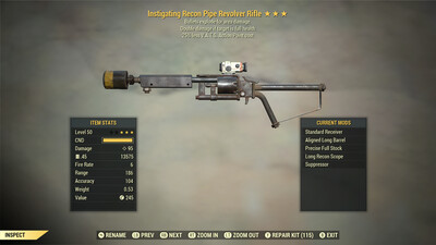 Instigating Explosive 25 Pipe Rifle