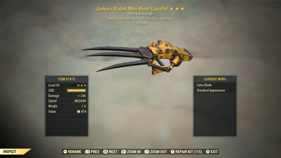 Junkie 1S/50 Mole Miner Gauntlet