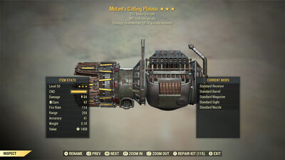 Mutant 25/90 Gatling Plasma