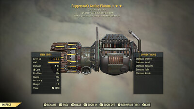 Suppressors 25/25 Gatling Plasma