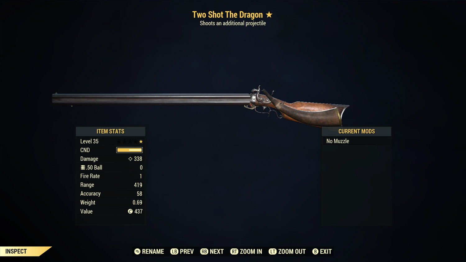 Legacy Two Shot Dragon(has 400+ Range) Lvl 35