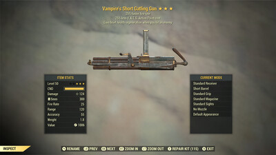 Vampire 25/25 Gatling Gun